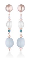 Orecchini Lelune Donna Nuova Blanche in Argento Perla LGEA355 - LGEA355